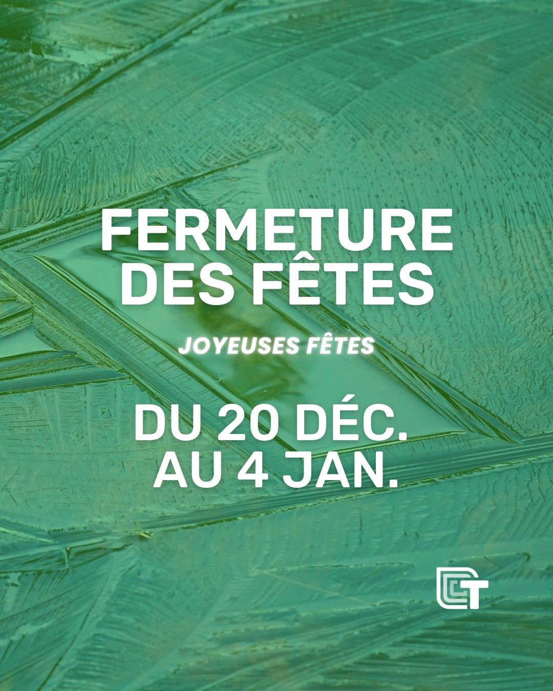 ❄ Fermeture pour le temps des F&ecirc;tes ❄

Nos bureaux seront ferm&eacute;s du 20 d&eacute;cembre au 4 janvier inclus.
L&rsquo;&eacute;quipe de Technovation Montr&eacute;al sera de retour le 5 janvier, repos&eacute;e et pr&ecirc;te pour une nouvell