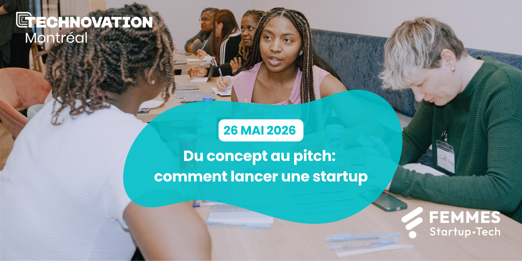 Atelier | Du concept au pitch: comment lancer une startup
