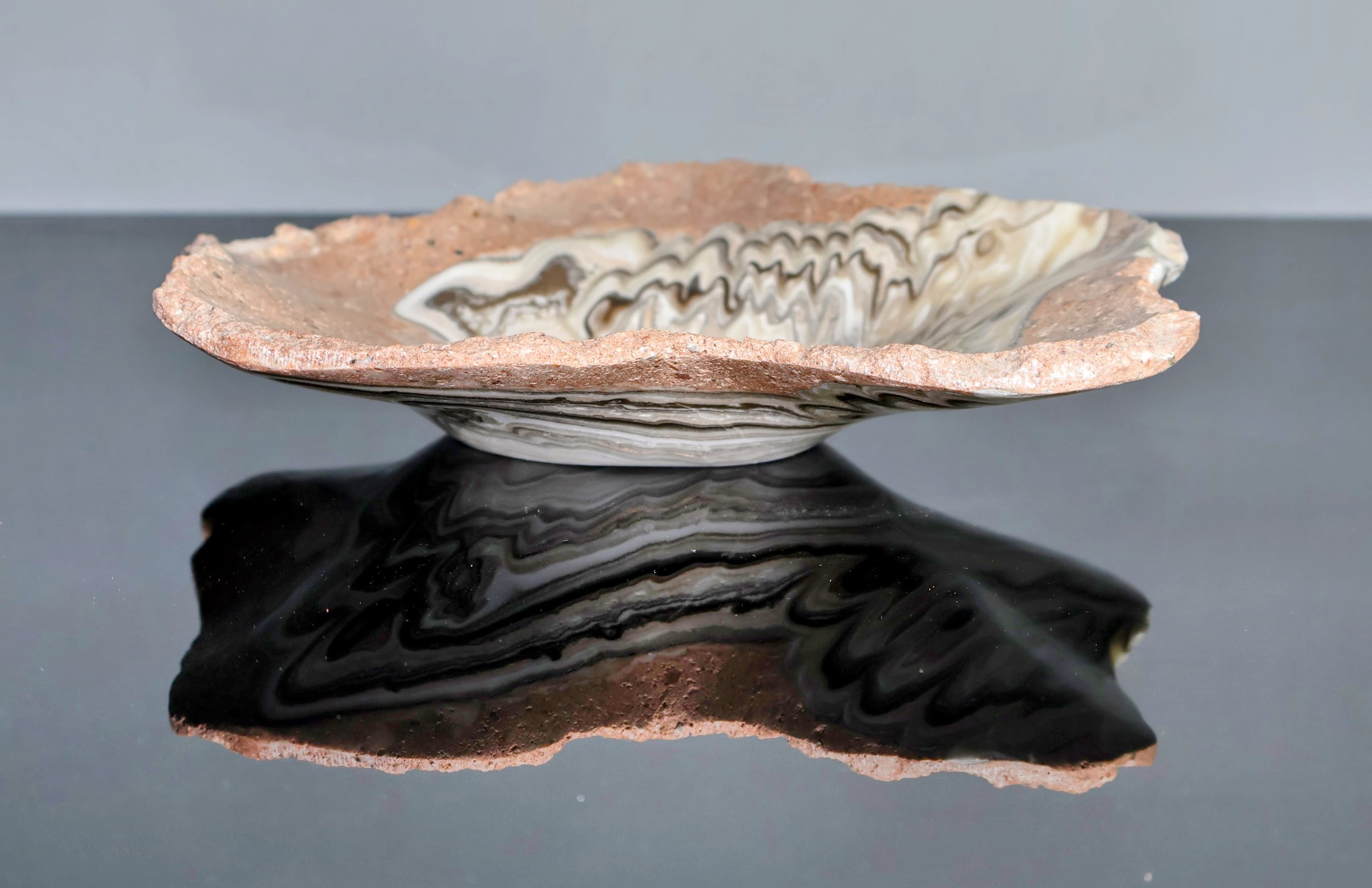 zebra onyx decorative bowl