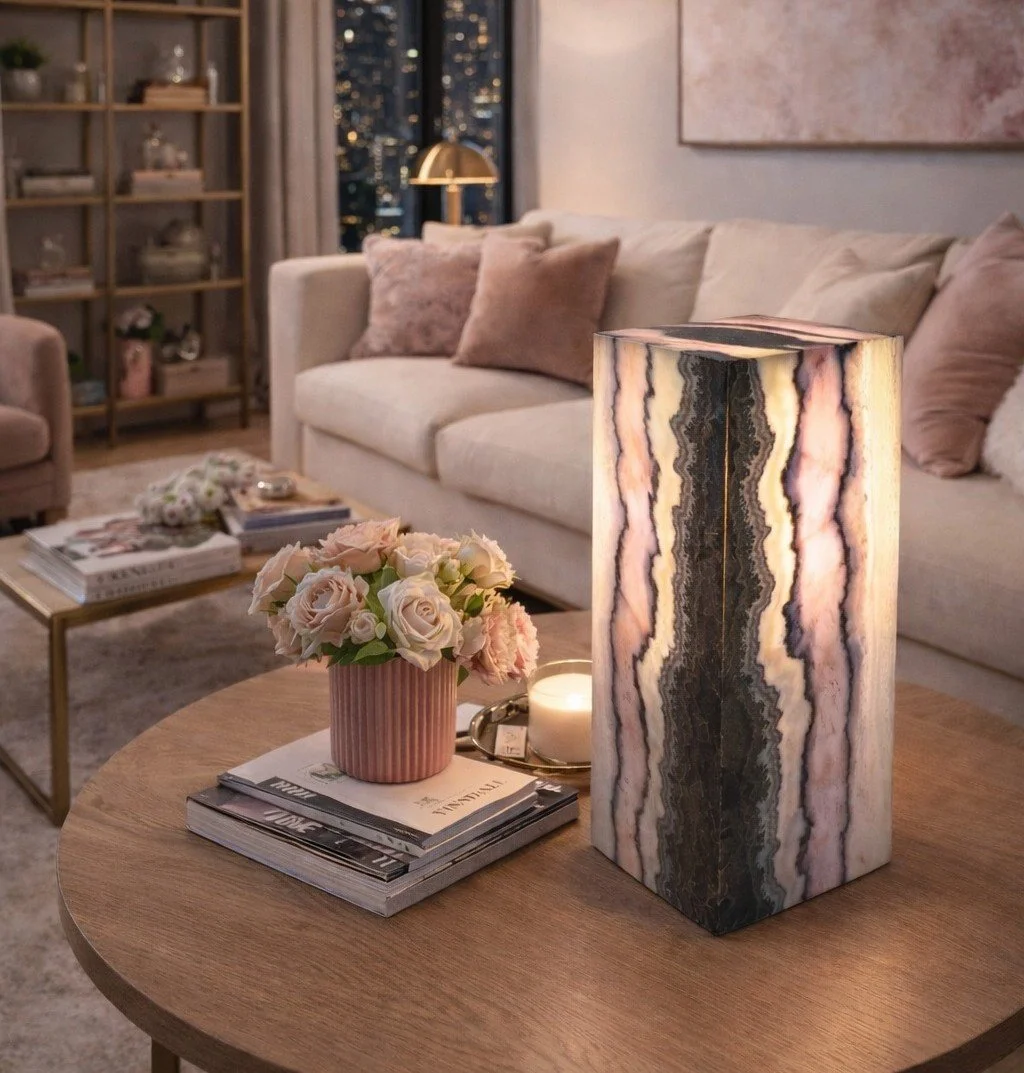 Stunning Onyx Lamp (Large)