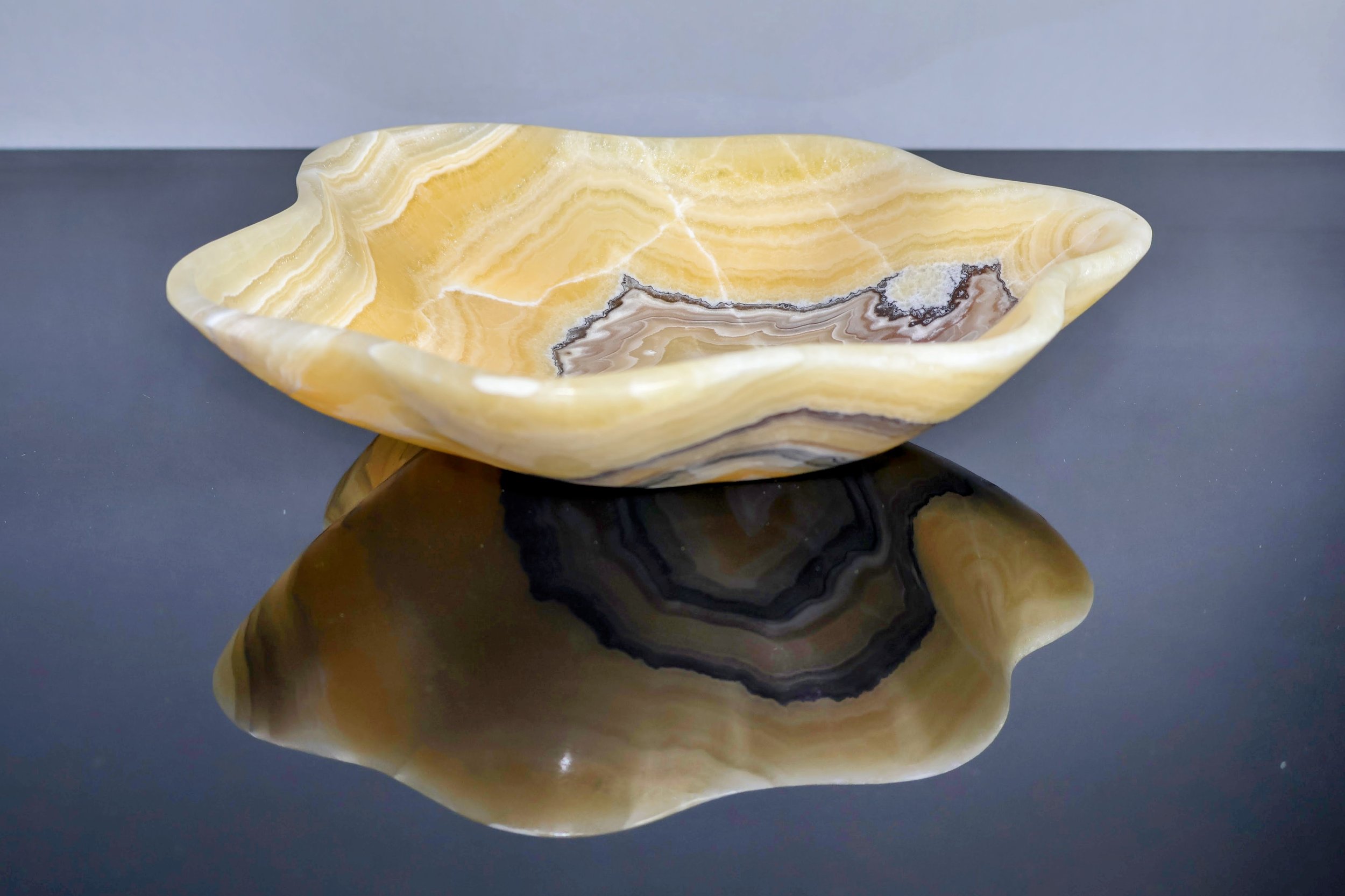 gold onyx decorative bowl