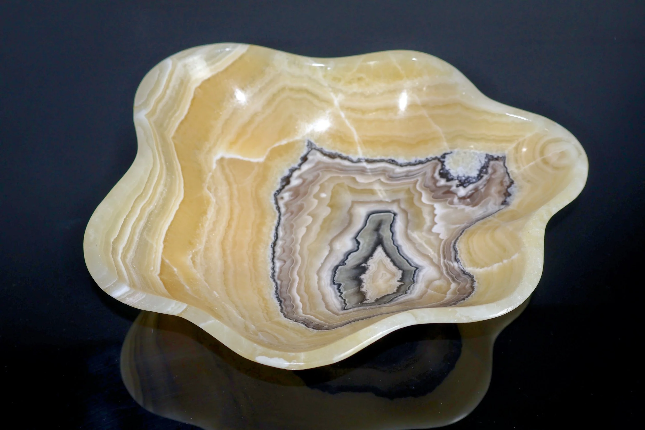 gold onyx decorative bowl