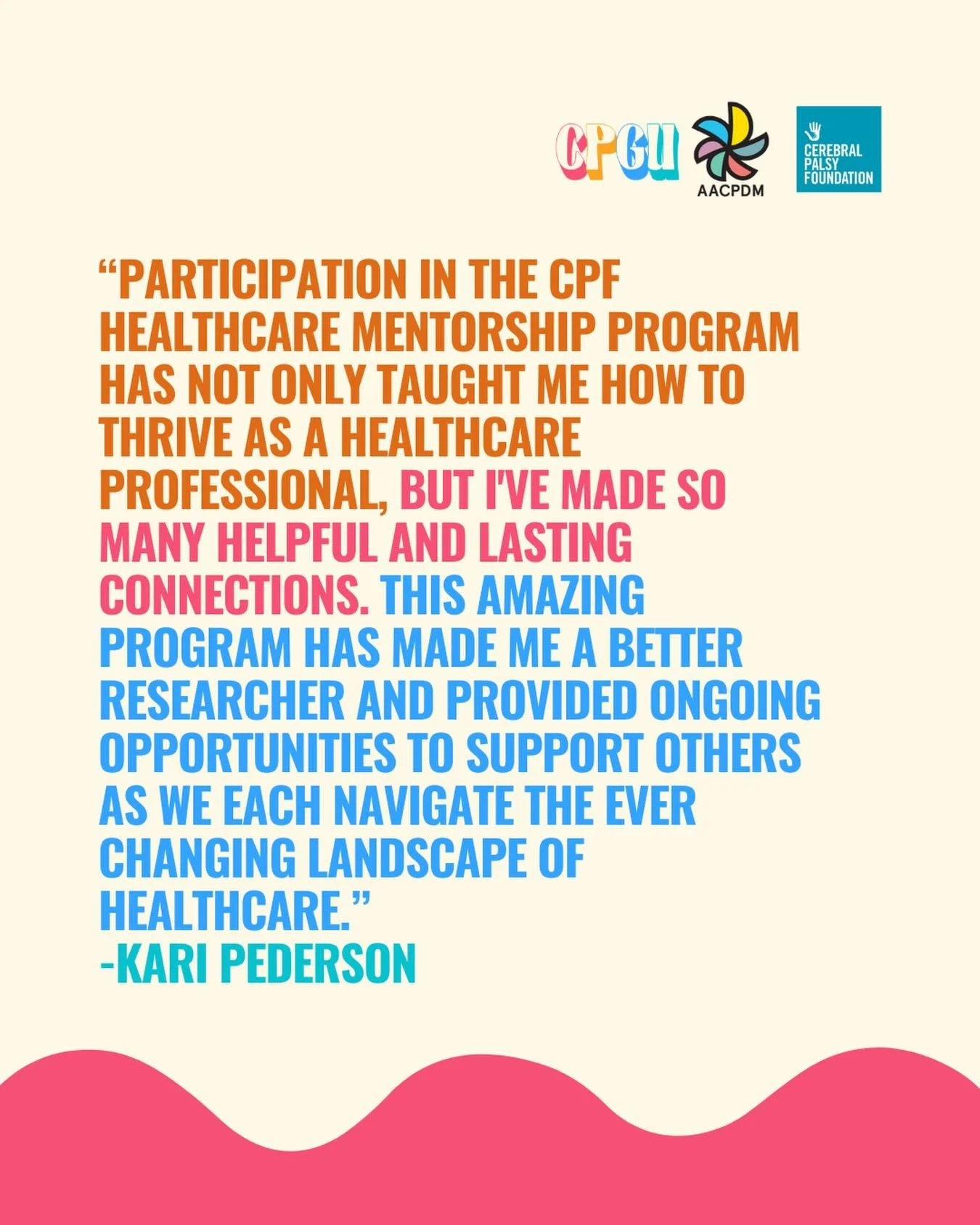 Ready to take the next step in your career in healthcare? Our 2026 Healthcare Mentorship Program is officially open for applications! This program connects adults with cerebral palsy to experienced healthcare professionals with CP through 1:1 mentors