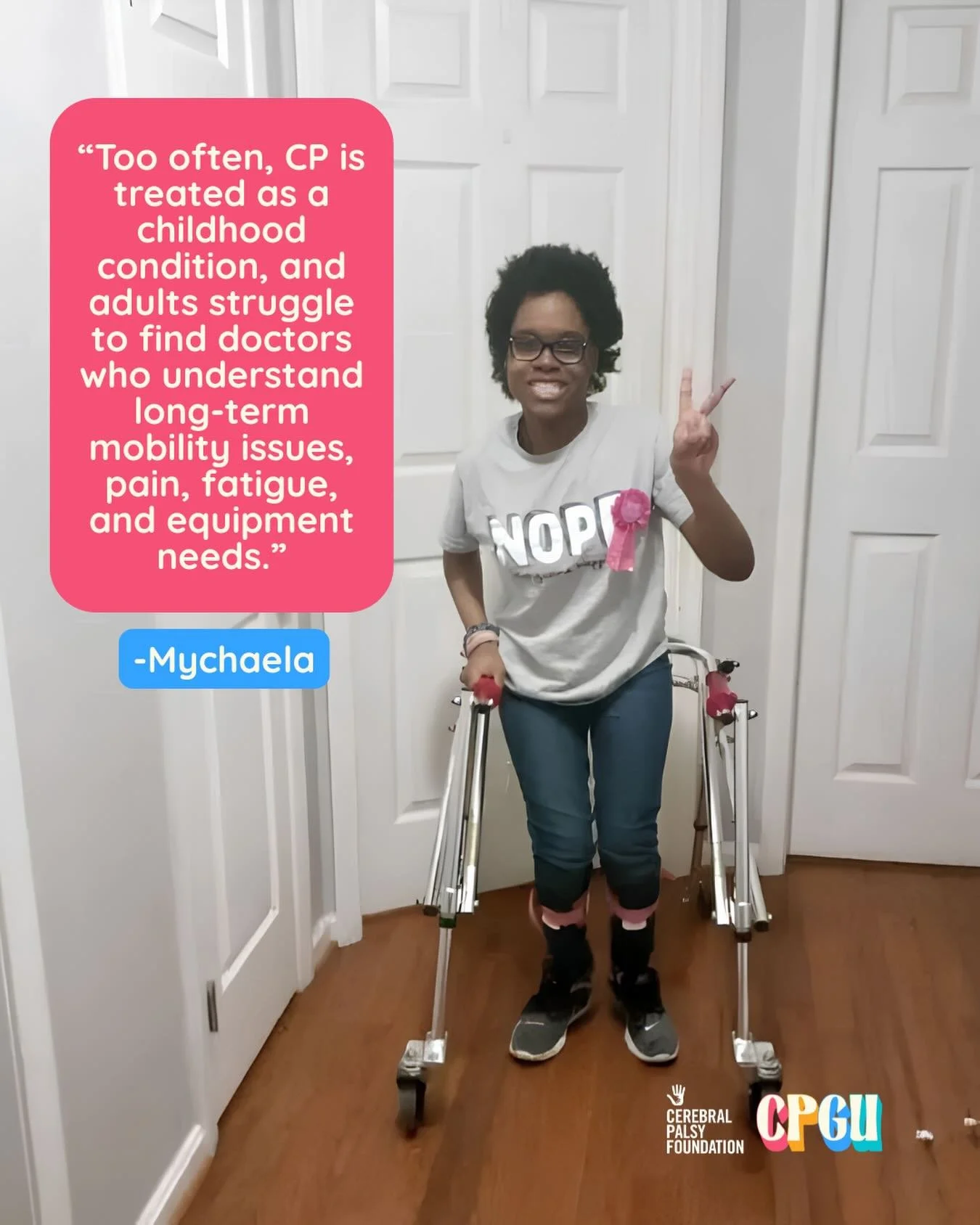&ldquo;Cerebral palsy has impacted my mobility and the way I move through the world, but it has also shaped my strength and determination. I&rsquo;ve had to work harder for things that may come more easily to others, especially when it comes to indep