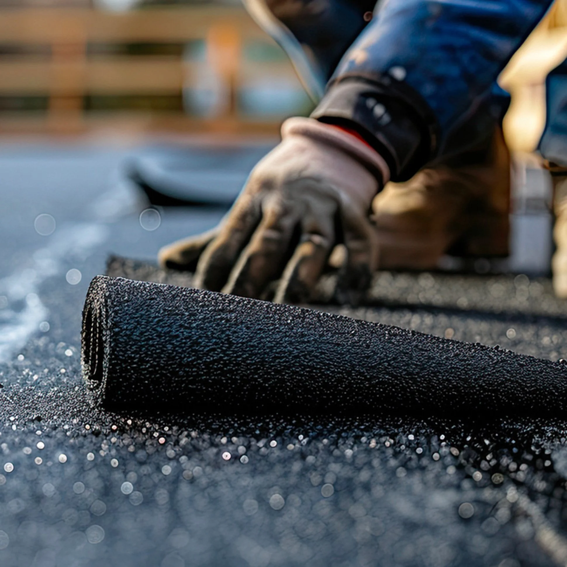 flat roof installation