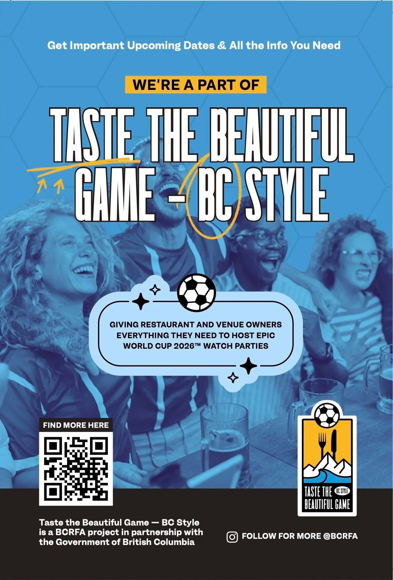 BCRFA TTBG Promotional Material for FIFA World Cup Vancouver