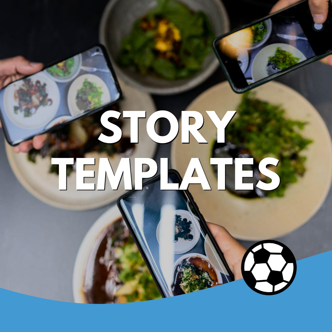 BCRFA Taste The Beautiful Game TTBG Instagram Story Templates