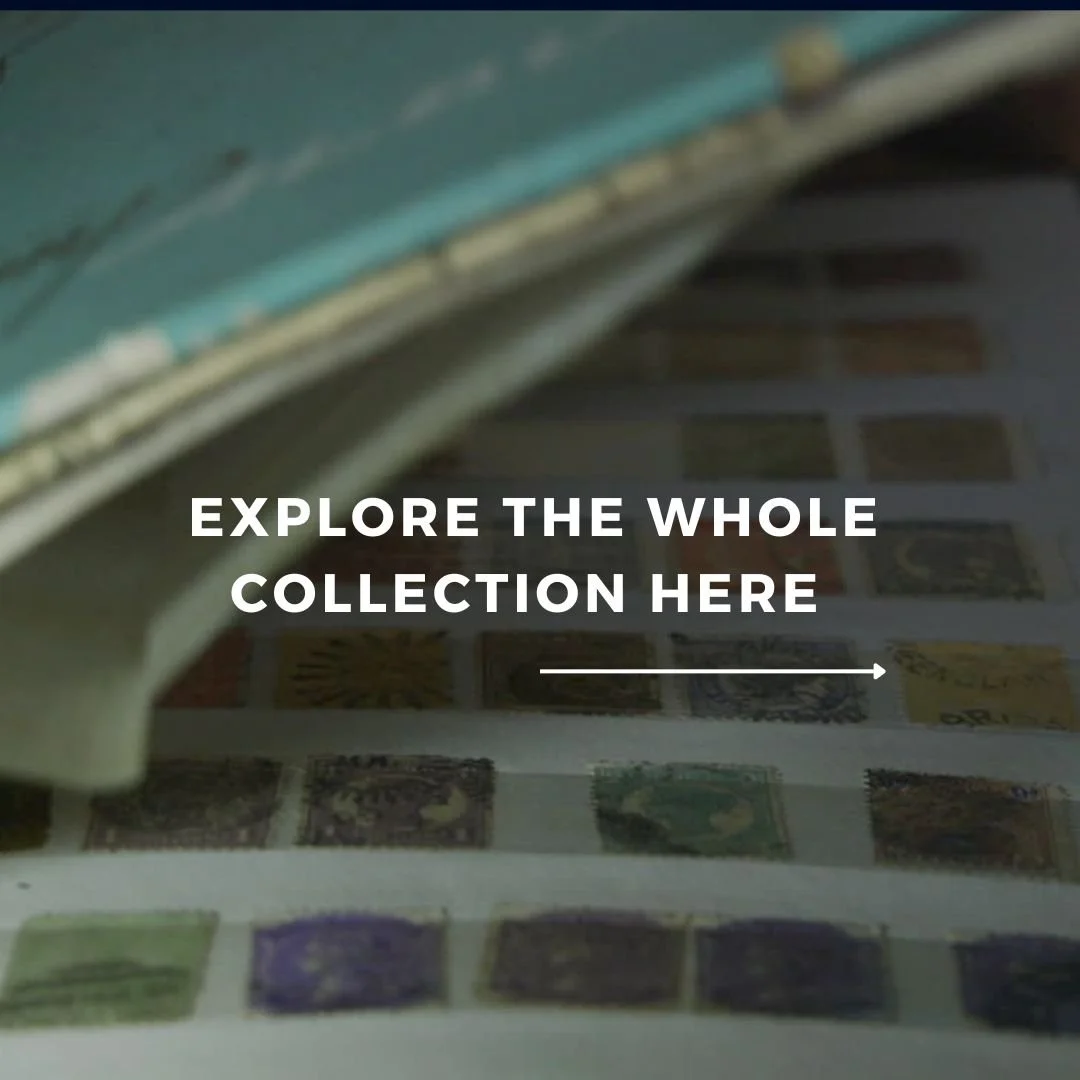 U.S. stamp collection in album