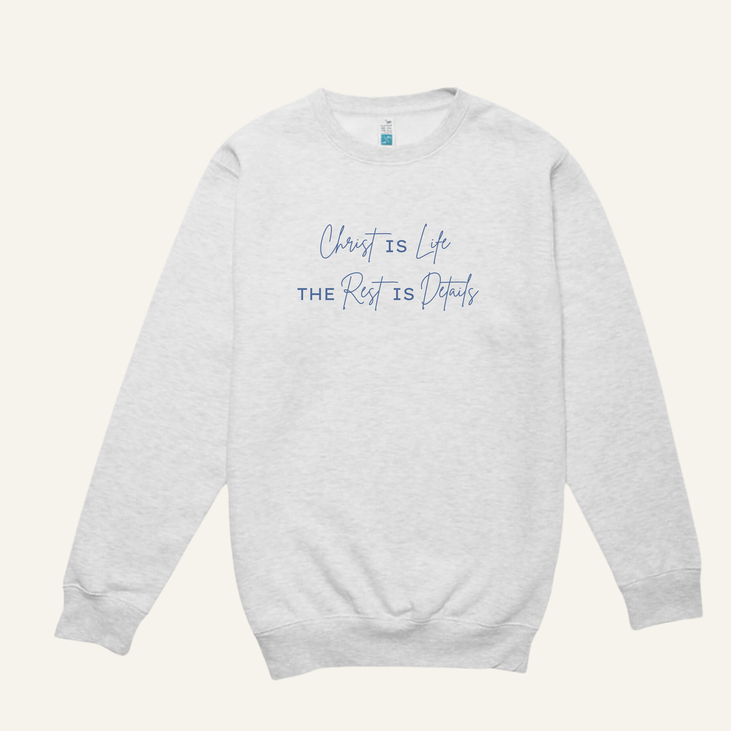 Christ is Life Oatmeal Heather a.png