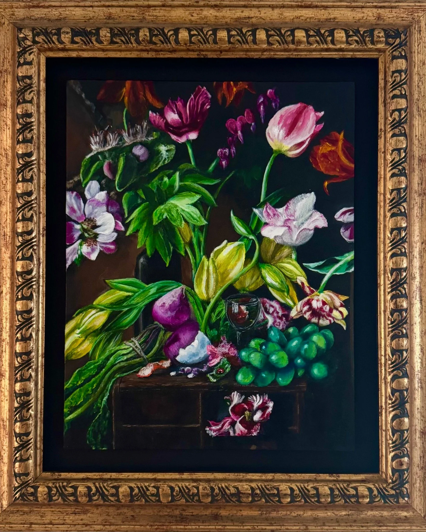 In The Flourishing Reign of Femme, every brushstroke honors the strength we build over time. Layers of shadow and light speak to a reign that cannot be diminished&mdash;beauty flourishing even through the cracks.

This is more than a painting&mdash;i