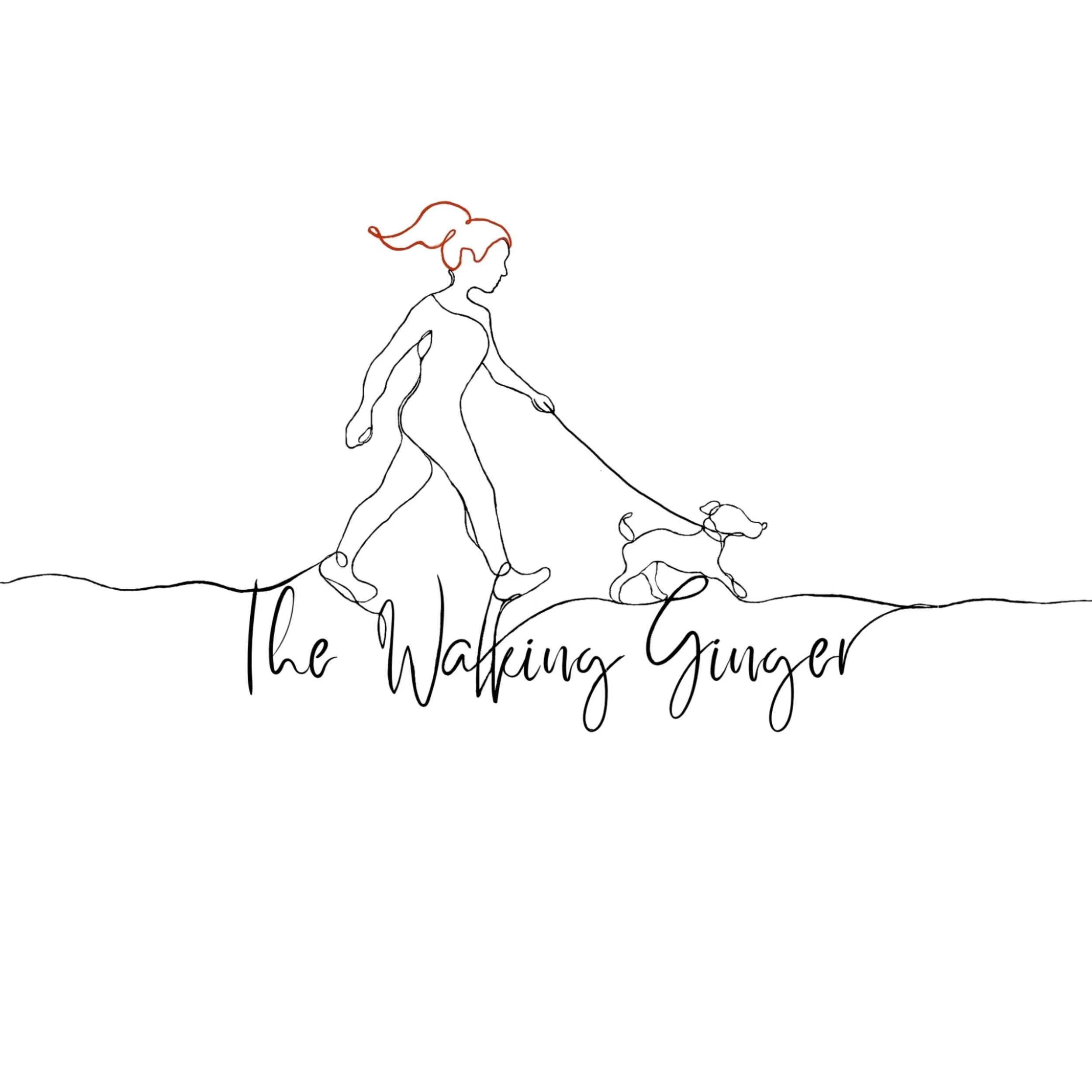 The Walking Ginger Logo, 2025