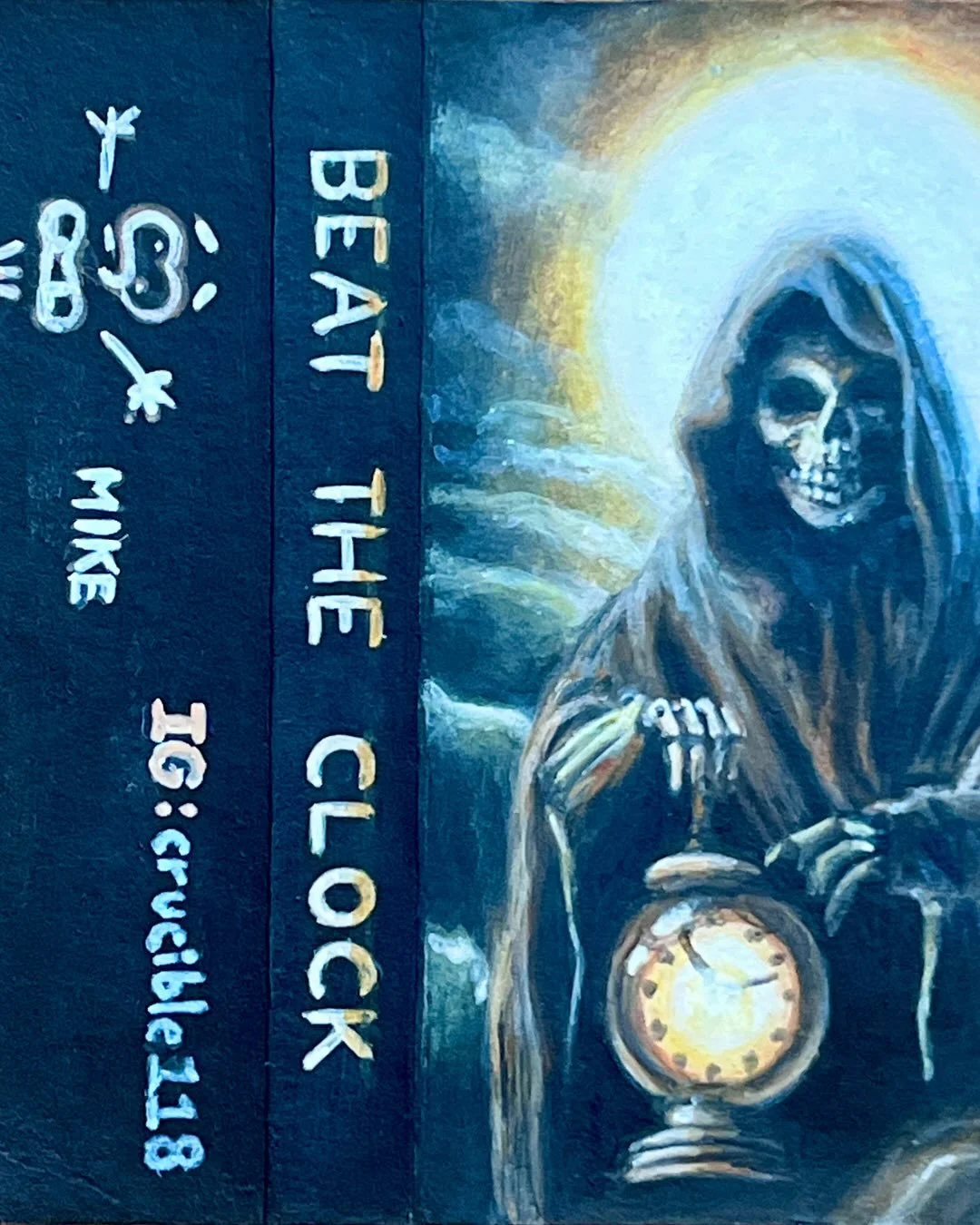 This mixtape from artist @crucible118 is perfect for anyone needing something a little heavier. Mike’s contribution to the @soundandsolidaritytulsa auction comes with awesome hand painted cover art. Mike is a self-taught artist incarcerated in