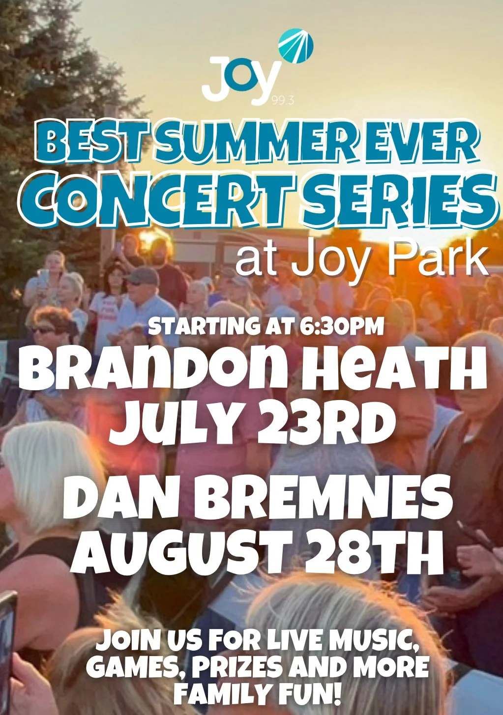 Brandon Heath LIVE at Joy Park