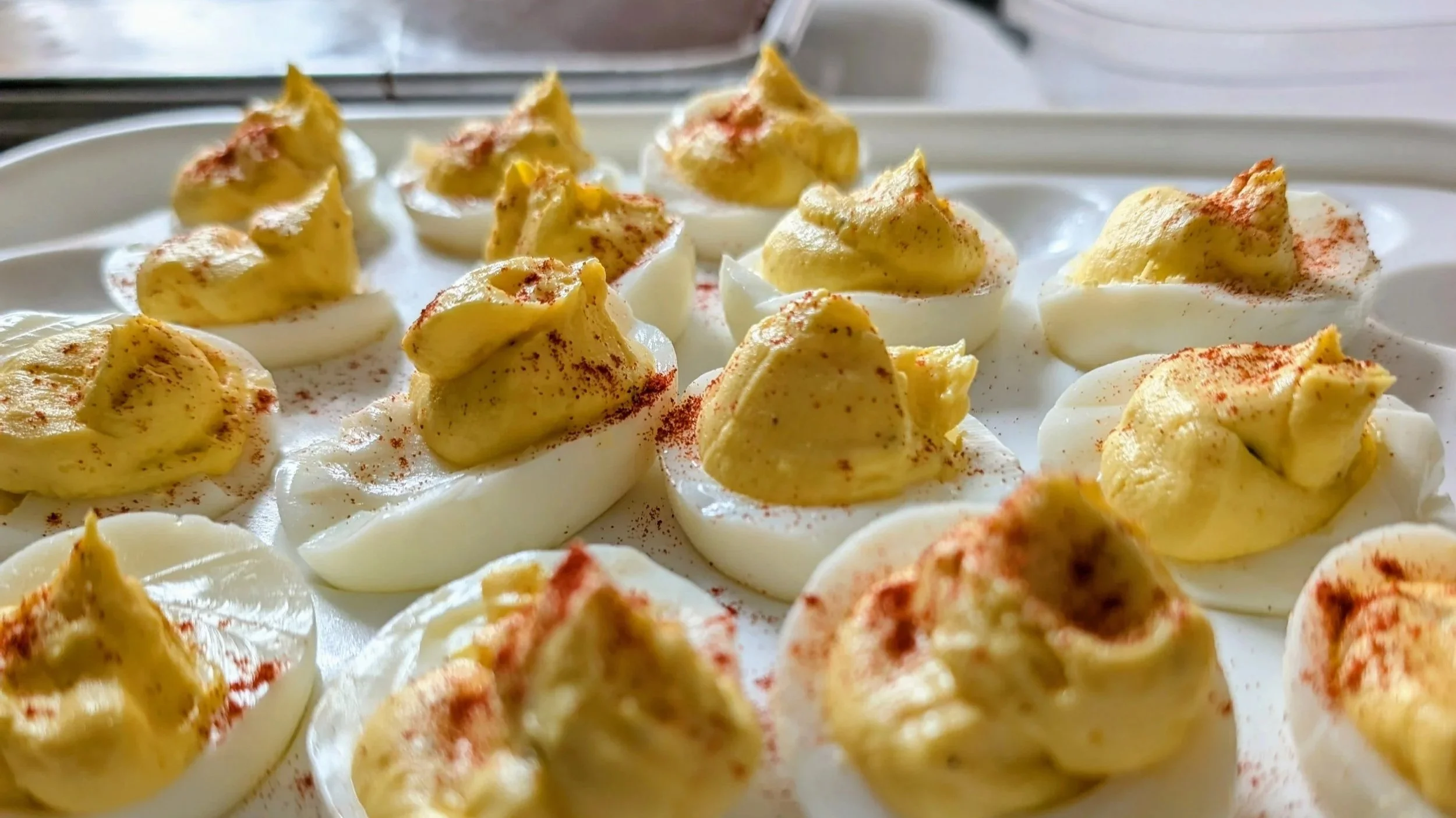 ALMOST my Mom’s Deviled Eggs