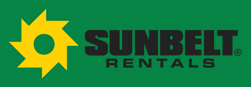 Sunbelt Rentals Logo on green background