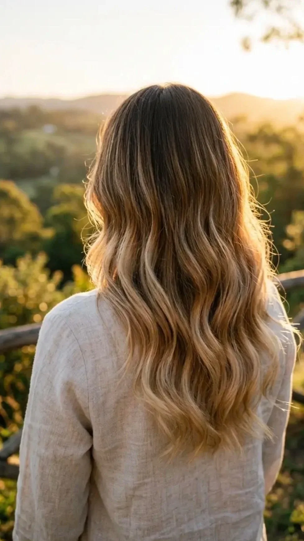 Color melting hair