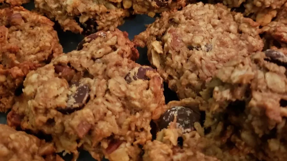 Up close photo of Breakfast Cookies