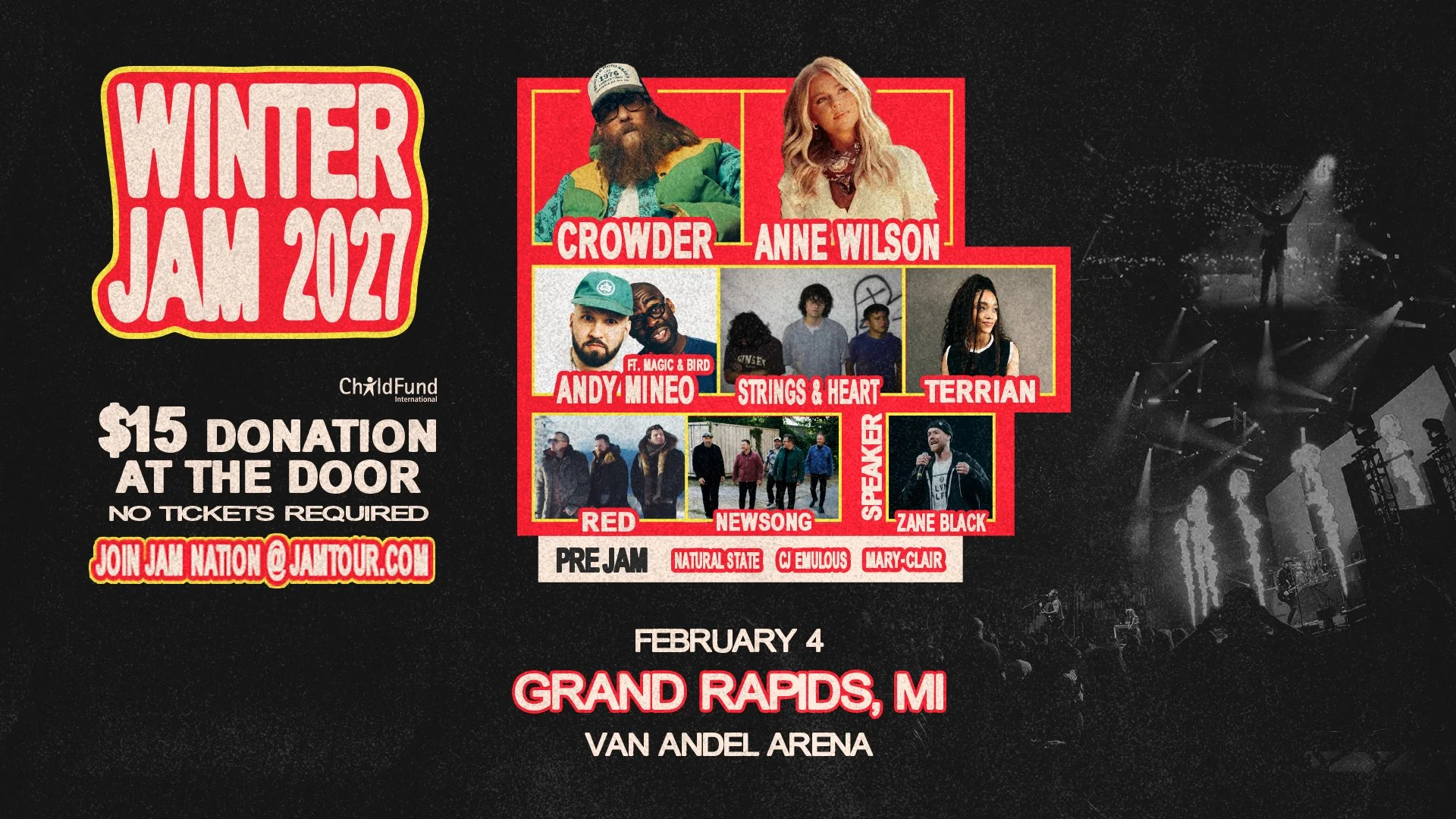 WinterJam 2027 Lineup