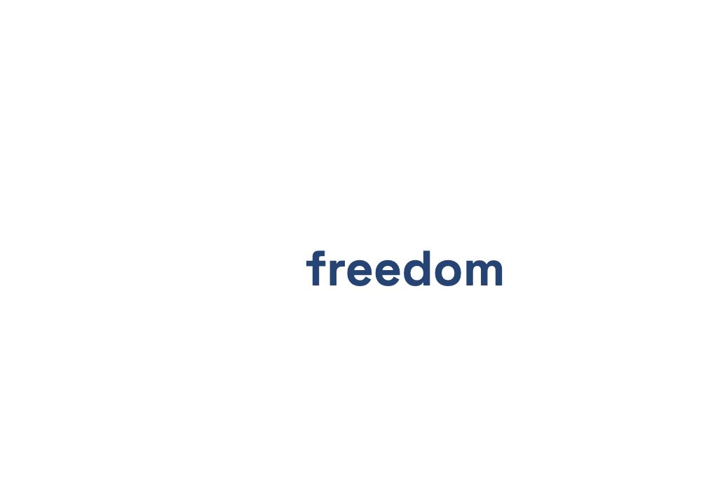 Freedom in Christ Word Cloud