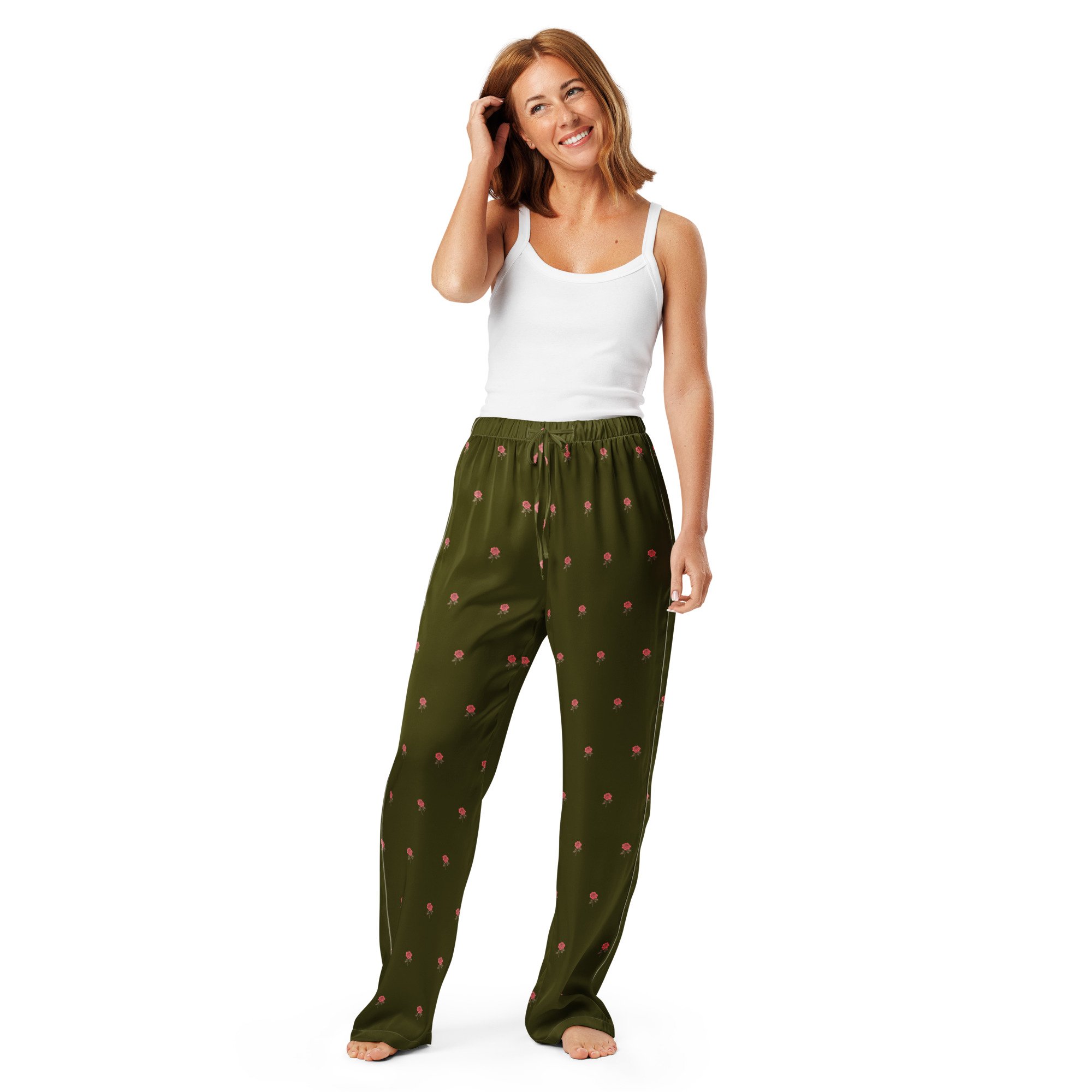 Sleeping Beauty Forest Green Pajama Pants