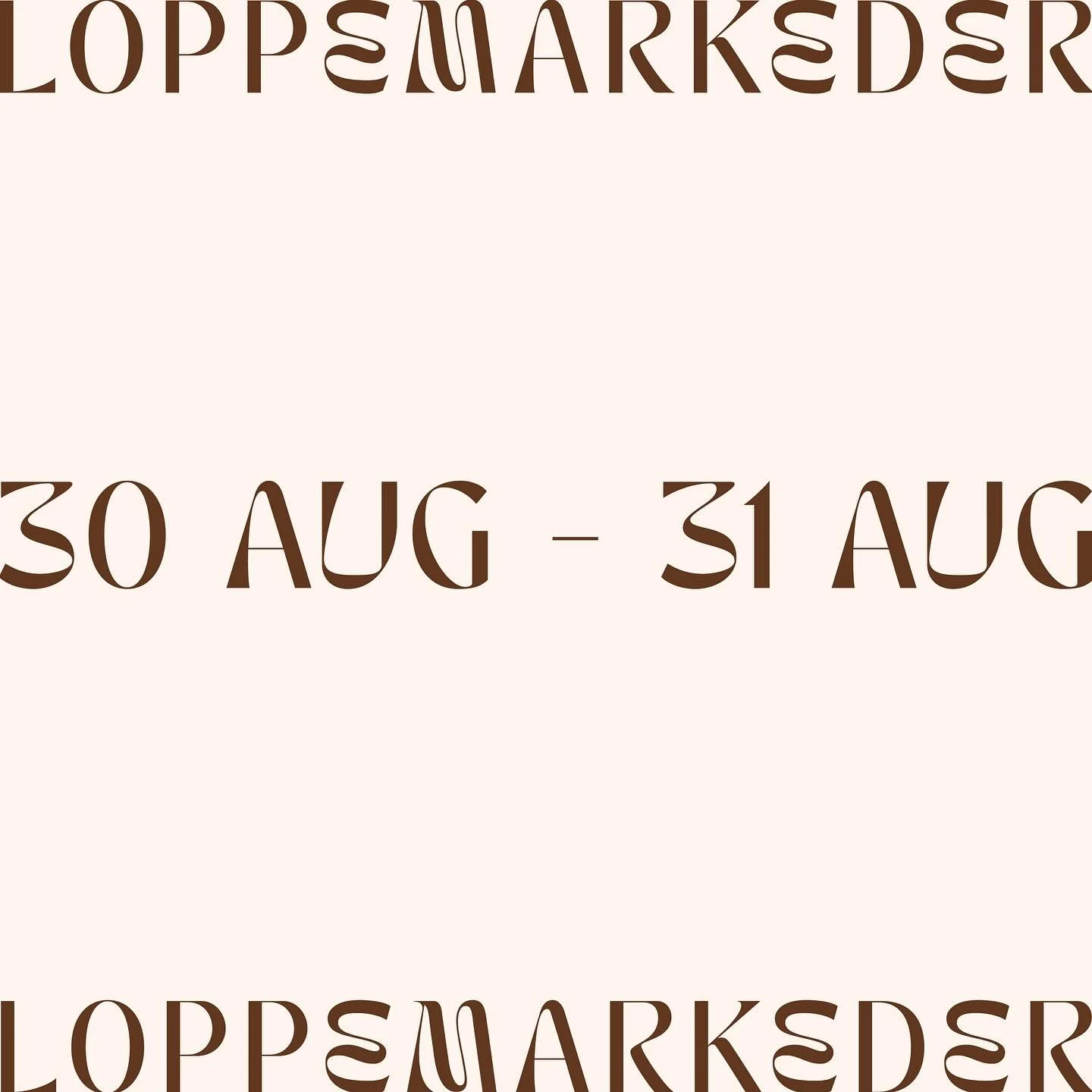Loppeguide til weekenden🌞

Ses vi derude?🧤👒🧦🩲👙

OBS: Vi samler ugens loppemarkeder s&aring; godt vi kan, men tjek altid arrang&oslash;rernes sider for &aelig;ndringer pga. vejr eller aflysninger.
Vi er kun en guide og kan ikke garantere for fej