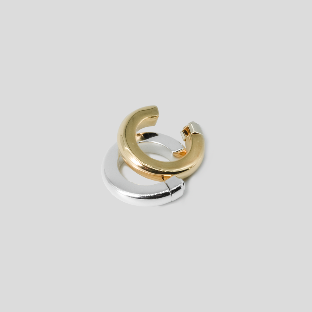 DUO - C screw Rings - Silver 925/Gold (Pre-order)