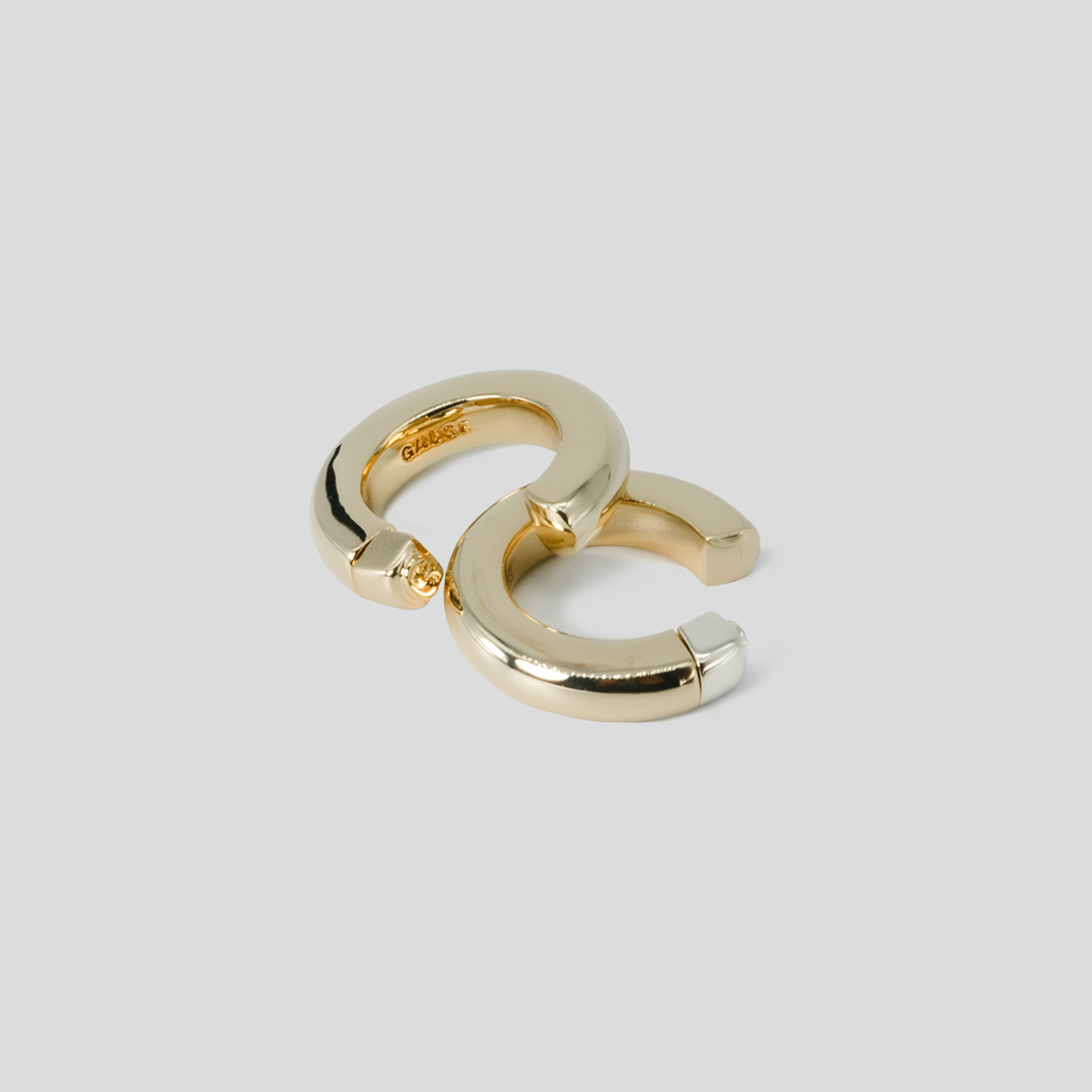 DUO - C screw Rings - Gold (Pre-order)
