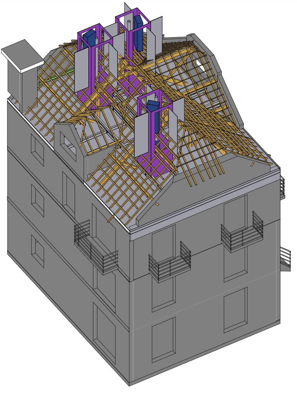 Relevé 3D pour Bureau d'étude structure