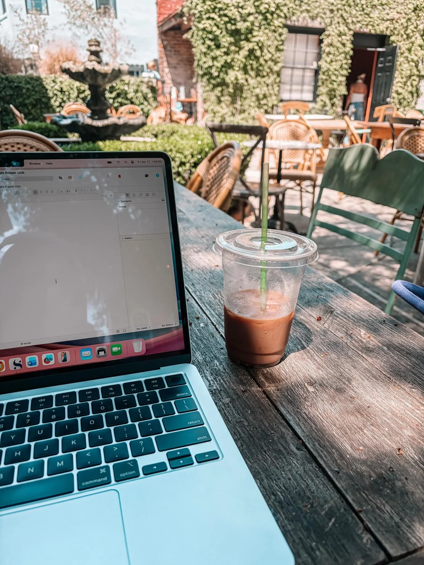 Today, I took a &ldquo;follow your daydreams day&rdquo; to outline my new novel in some of my favorite coffee shops around downtown Charleston. Writing often takes a backseat to work a life, so it was refreshing to dedicate a day to something I love!