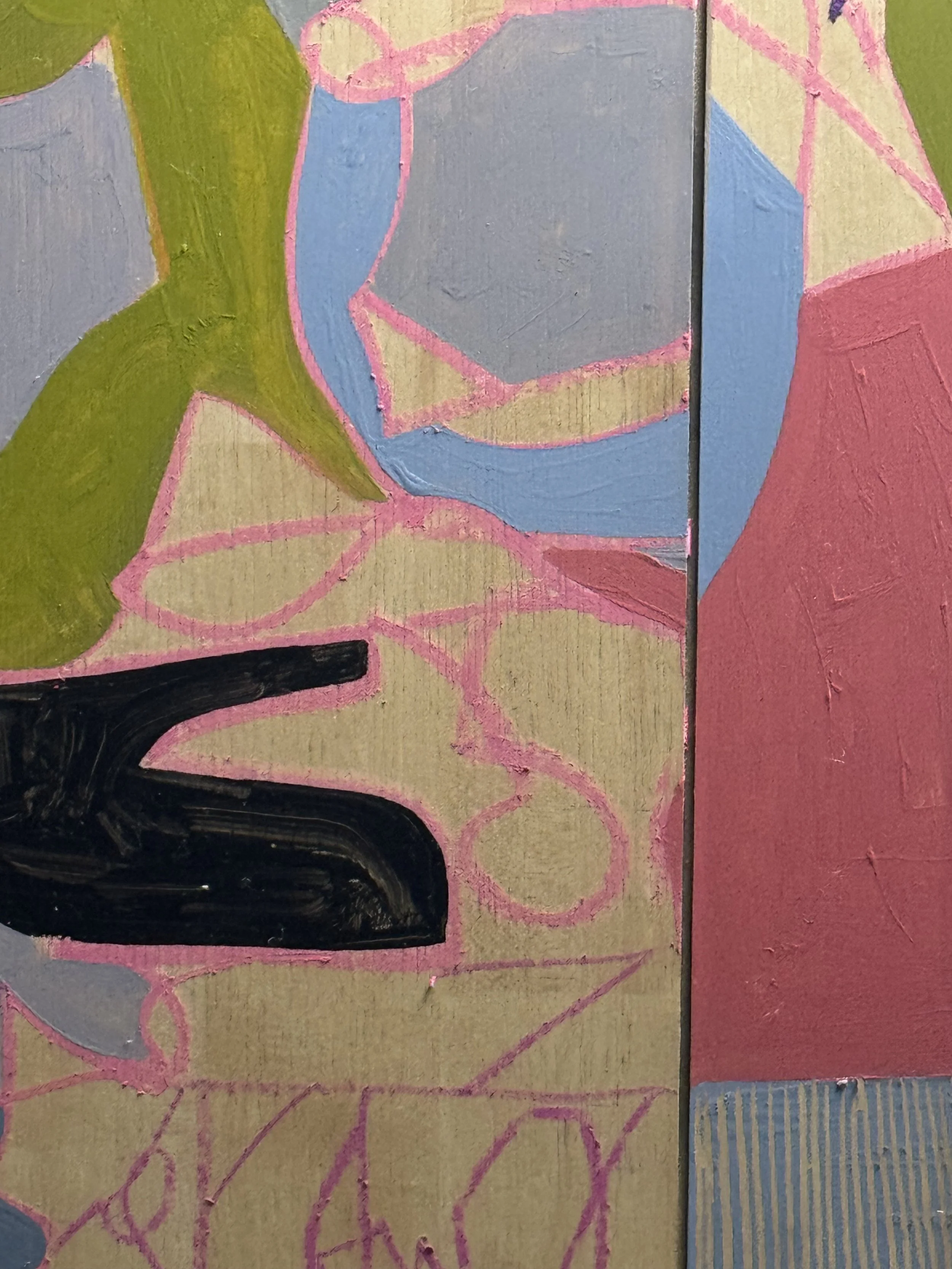 Shuffleboard close-up