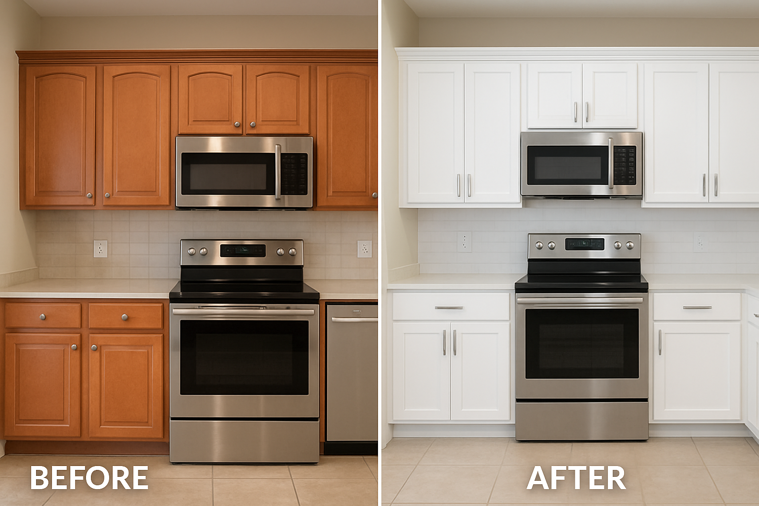 Refresh Your Kitchen with Cabinet Repainting in Jacksonville, FL & Surrounding Areas