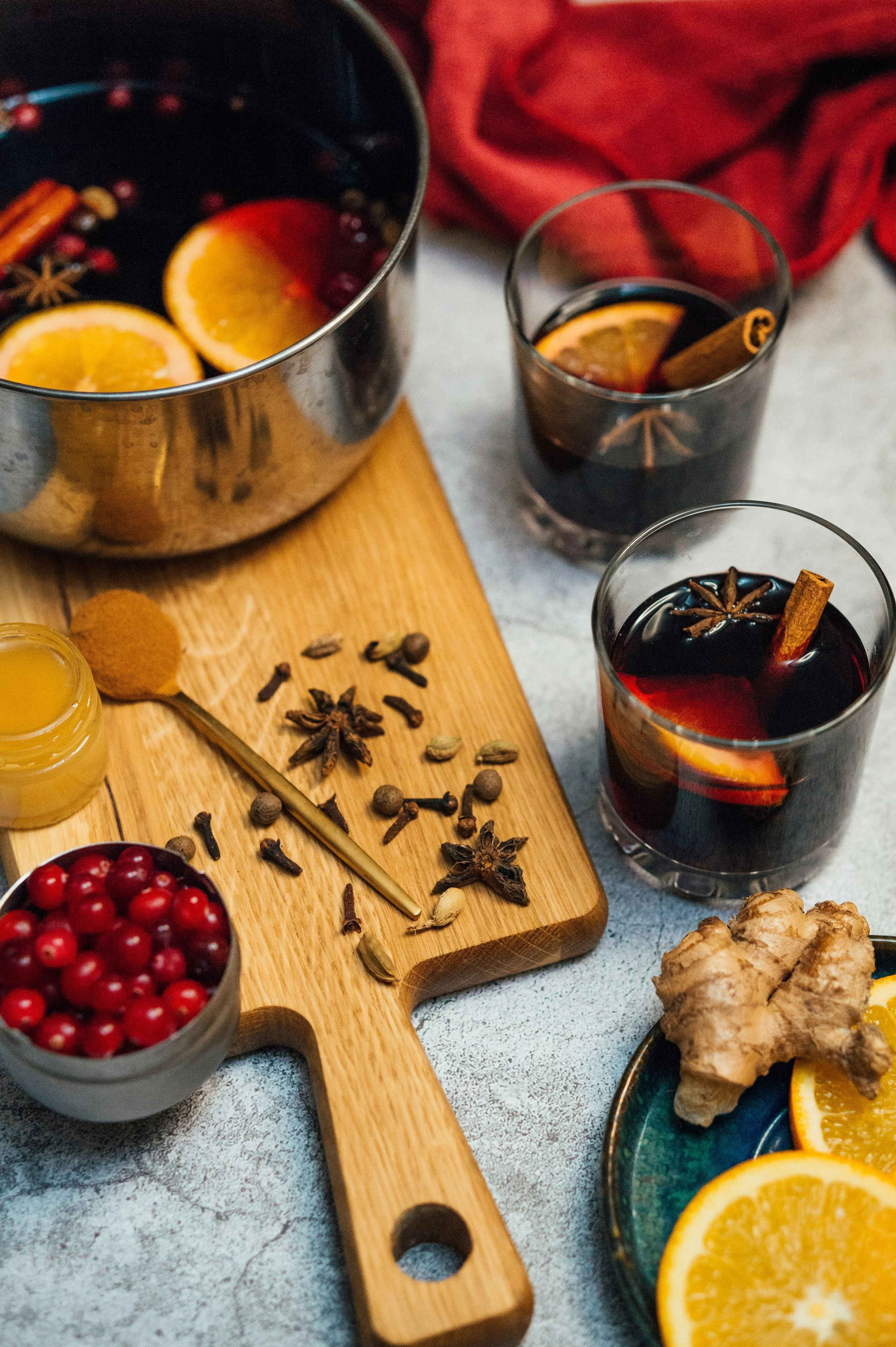 Festive warm drinks that can be prepared as a family during post reset for a more organized home. East Olympia, Washington