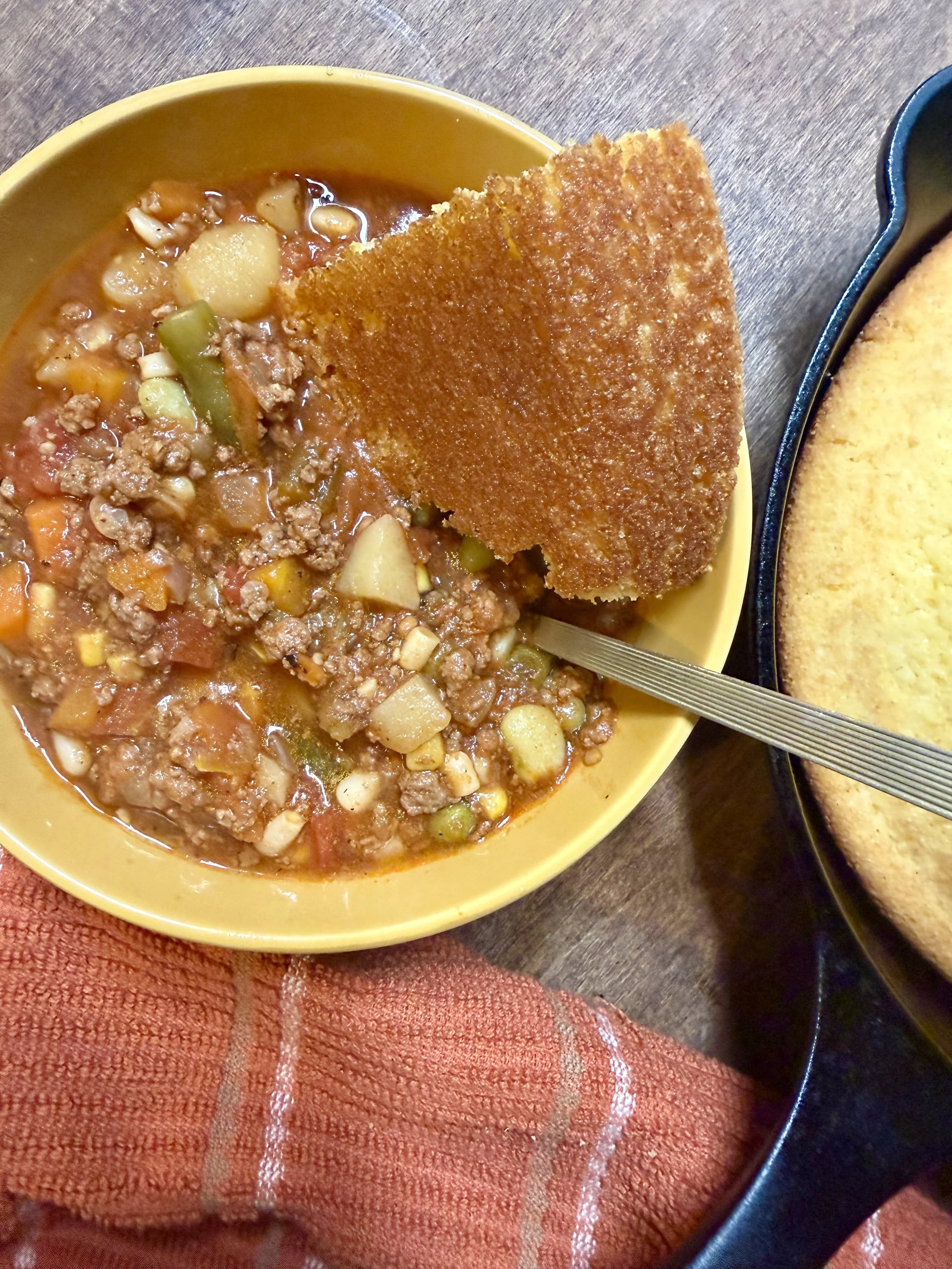 Slow Cooker Vegetable Beef Soup (A Cold-Weather Classic from the Ranch)