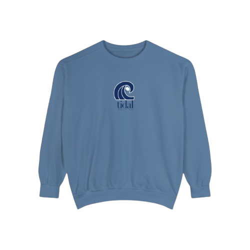 Surf Blue Crewneck — Tidal Golf Co.