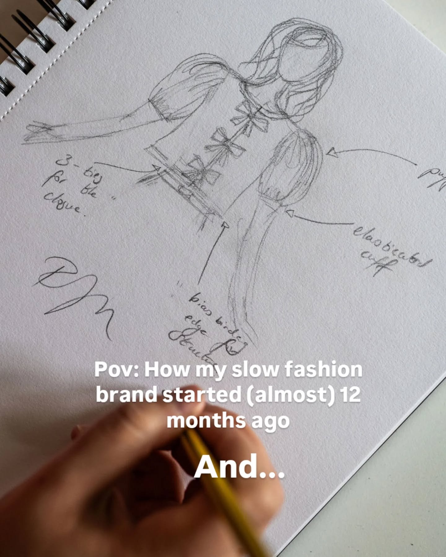 The Story 👇🏼

I had this idea to create a fashion brand, it was a childhood dream, but fashion has changed a lot since I was a teenager. 👗

The emergence of slow fashion brands in response to the need for more sustainable practices in the fashion 