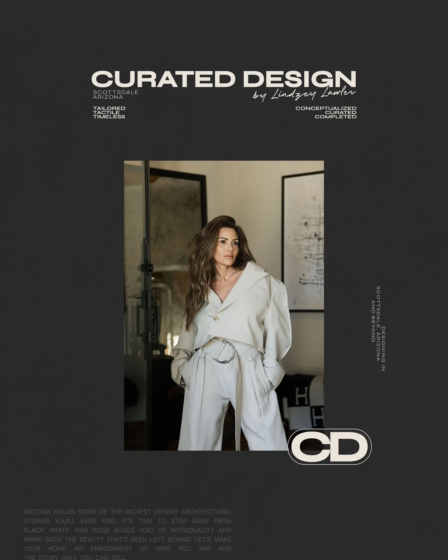 My newest editorial launch 🖤 Curated Design by Lindzey Lawler is a full-service interior designer with the ability to read your space, translate your taste, and refine it into something with soul. A thrifter and antique collector at heart, Lindzey i