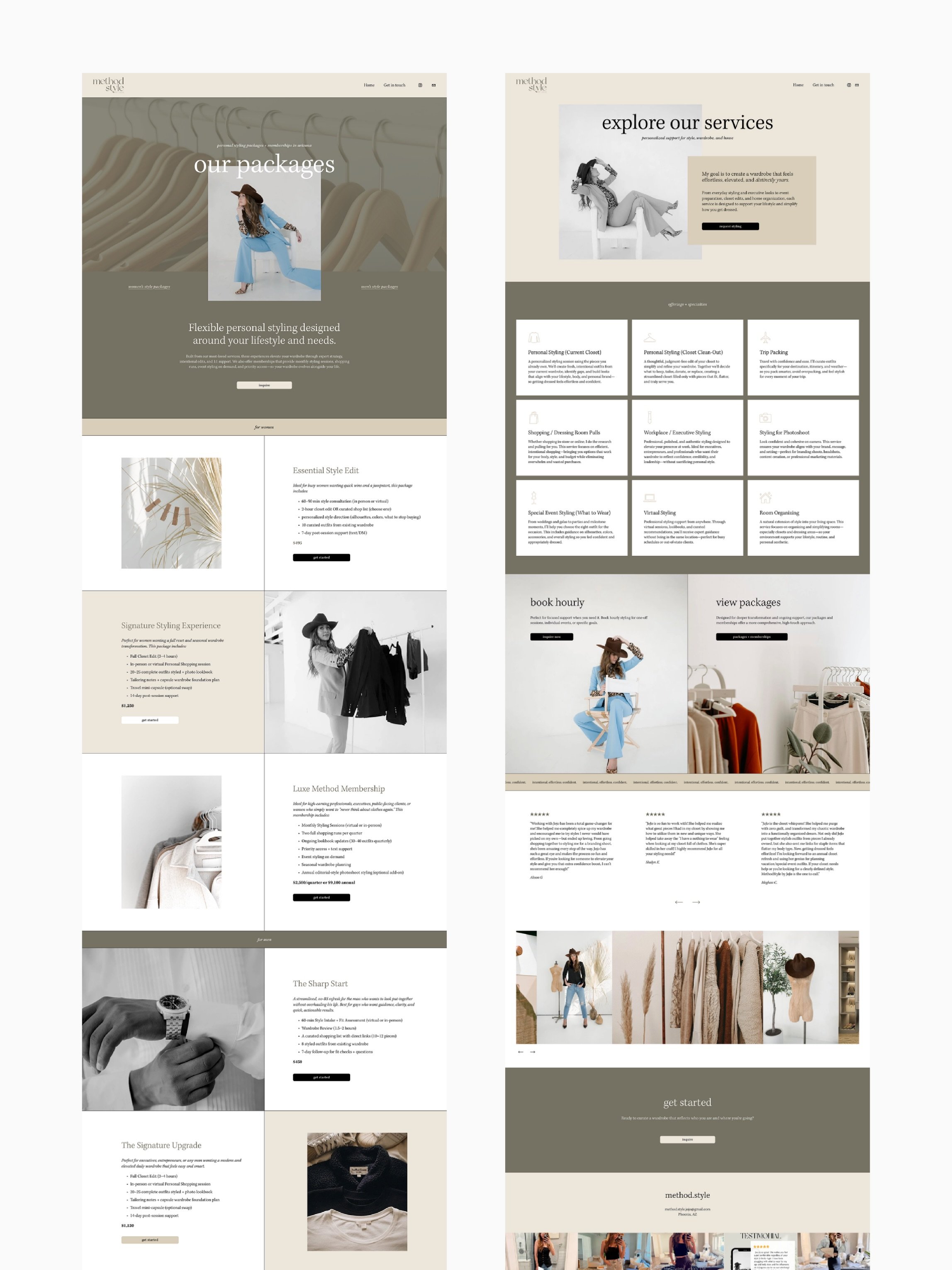 Work that WORKS 🙏 and you can scroll for receipts ;)

Thank you @method.style.jojo for trusting me with your website refresh! Since then we&rsquo;ve also created her a digital shop where she can sell packing lists and continue to grow her business b