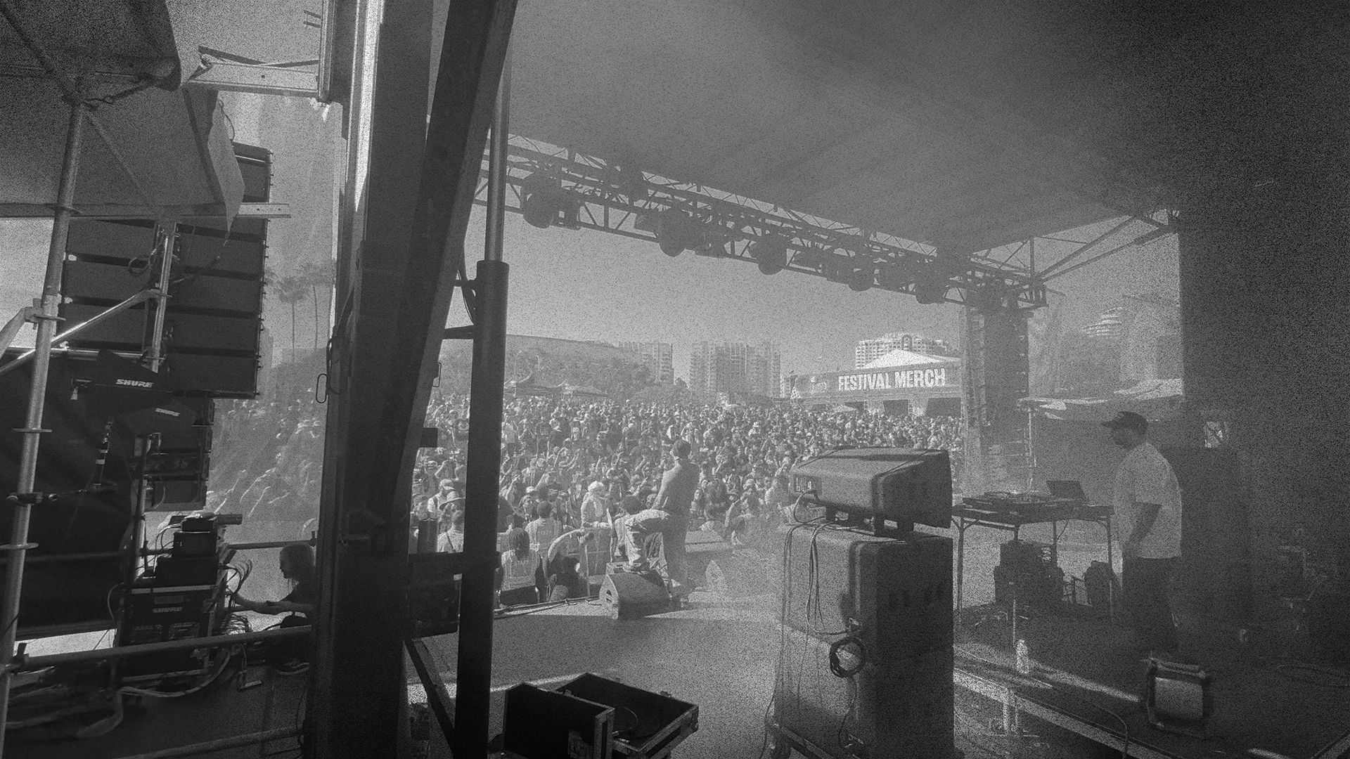  Tour management, merchandising and audio services. 