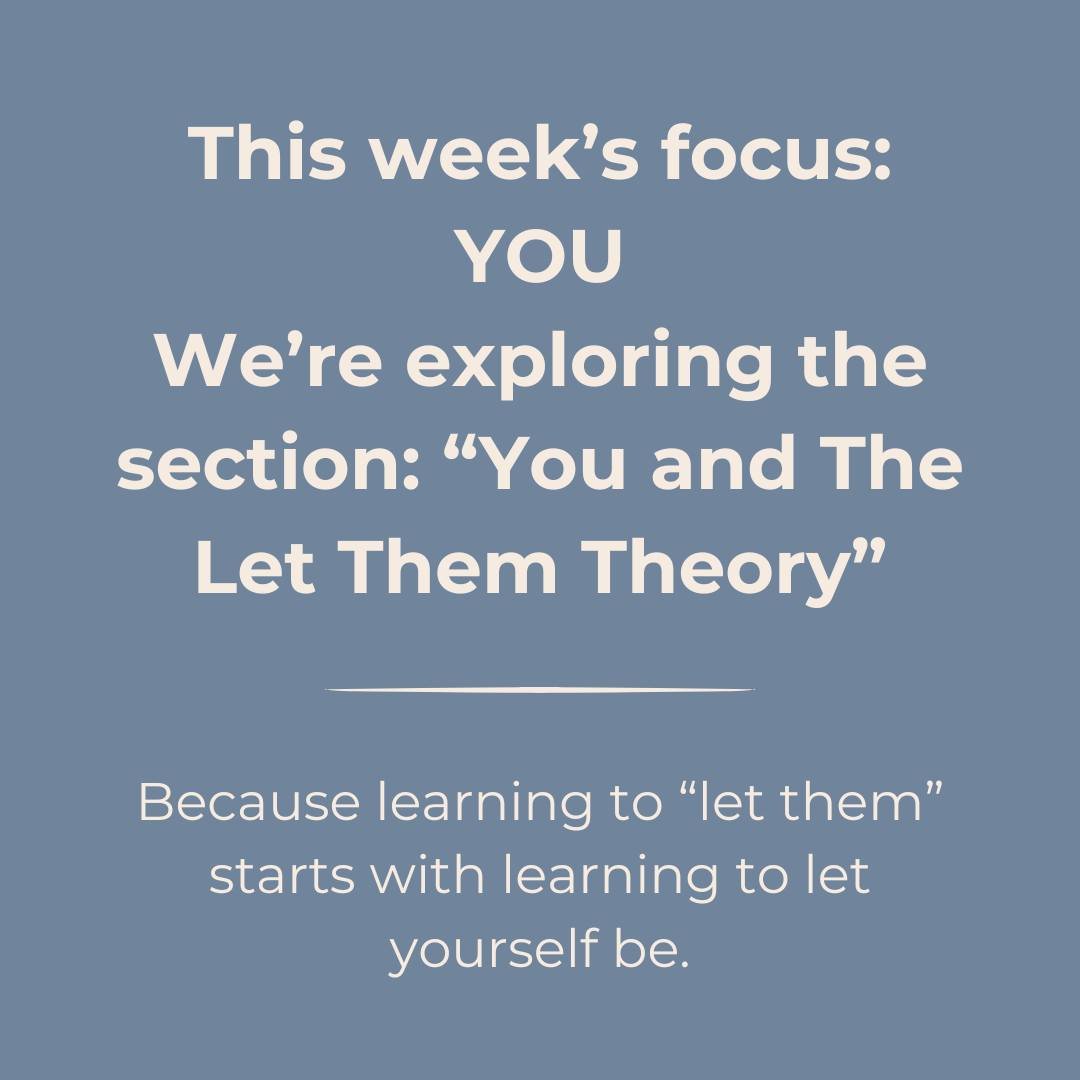 For ThriveMom Book Club, we&rsquo;re exploring Section 2: You and The Let Them Theory by Mel Robbins, and it&rsquo;s a powerful reminder:

✅ Letting go isn&rsquo;t weakness&mdash;it&rsquo;s wisdom.
✅ You don&rsquo;t need to carry it all to be success