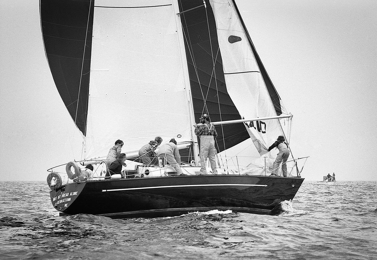 If you raced on Long Island Sound between 1975 and the early 2000&rsquo;s, chances are you squared up with these guys - the legend that is Not By Bread Alone. 

The 5th hull produced of the Peterson 35, &lsquo;Ganbare&rsquo; model that changed the sh