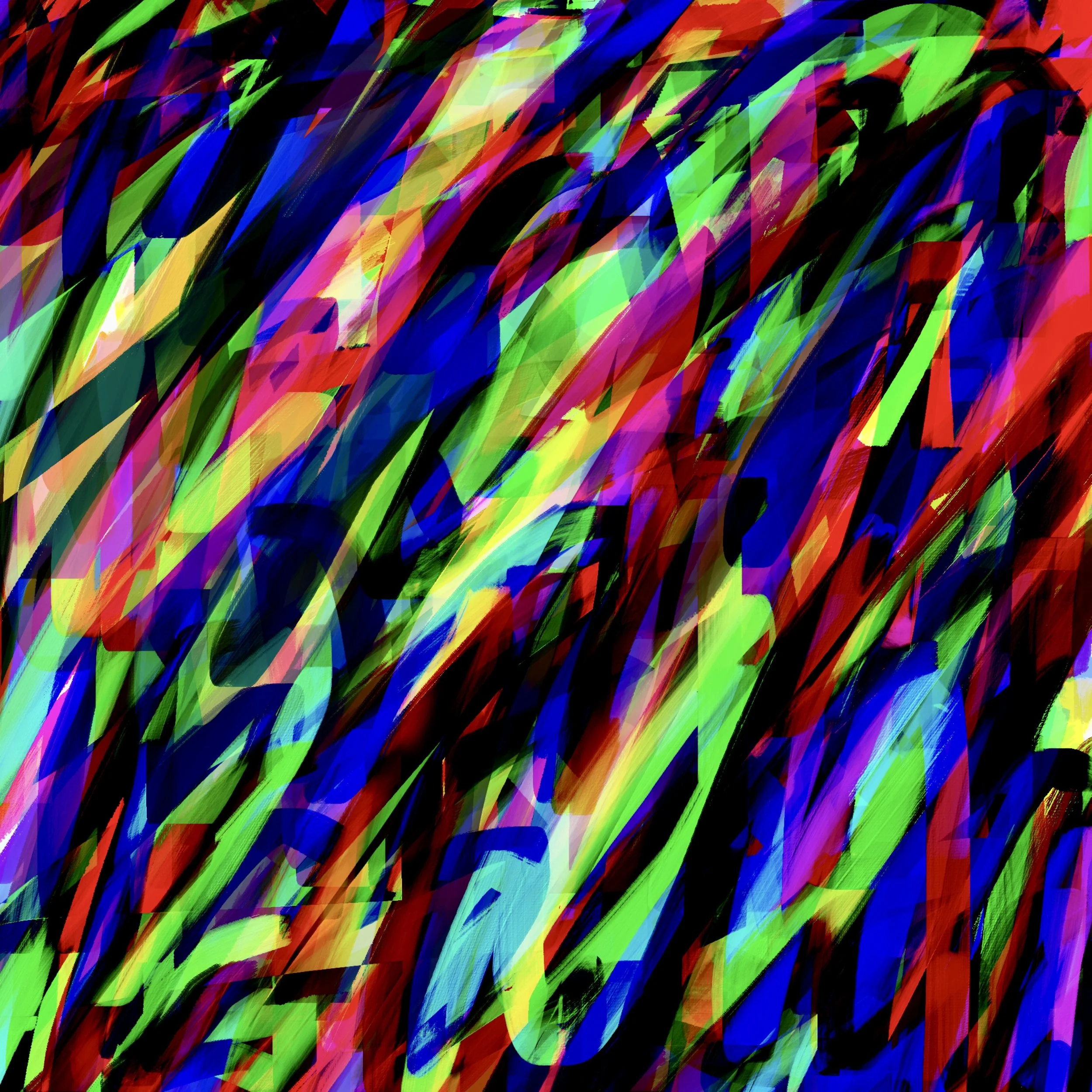 Justin Winkel, Cosmic Waves, Archival ink on hahnemuehle photo rag paper, 20 x 20in