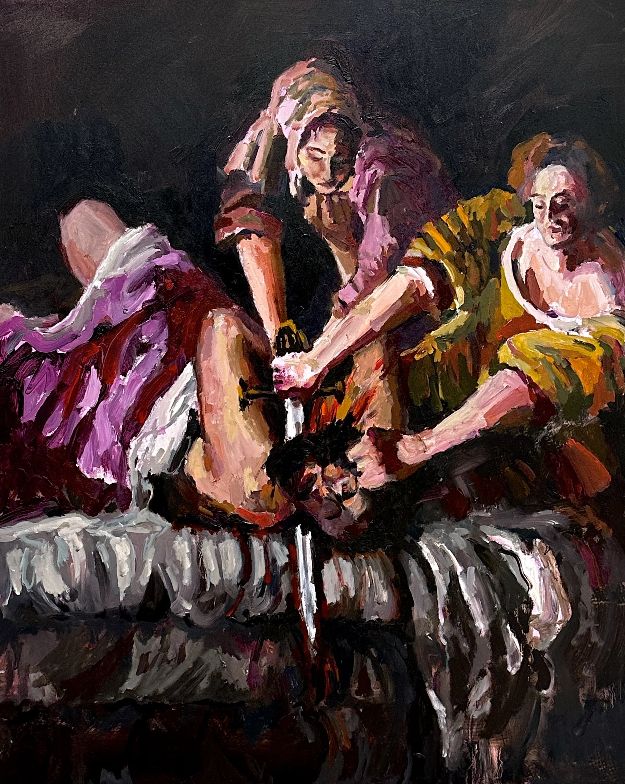 Tracey Halvorsen, Vengeance, Oil on panel, 16 x 20in