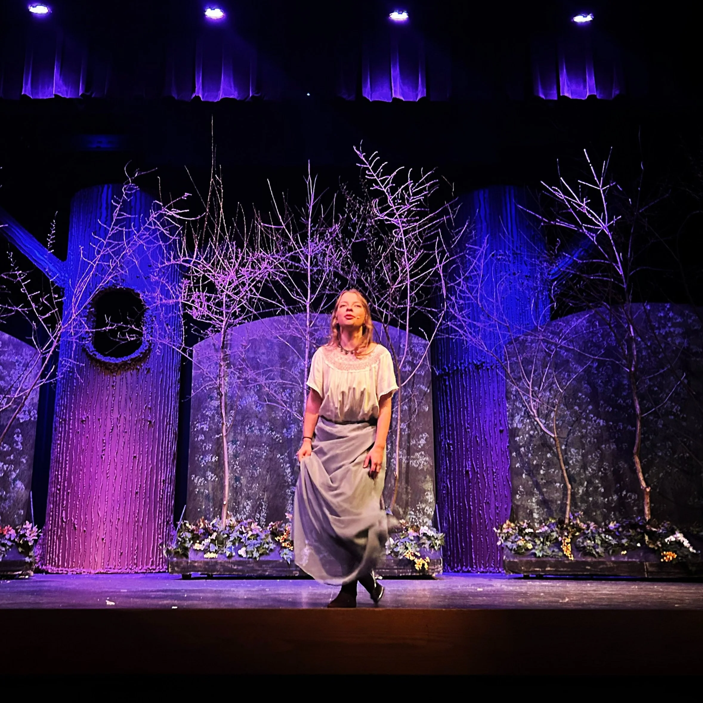 For three years in high school, Drew was the head of lighting design for plays, musicals, and talent shows including “A Midsummer Night’s Dream,” and “Into the Woods.” Colors were used as symbols to subconsciously evoke emotion from the viewer.