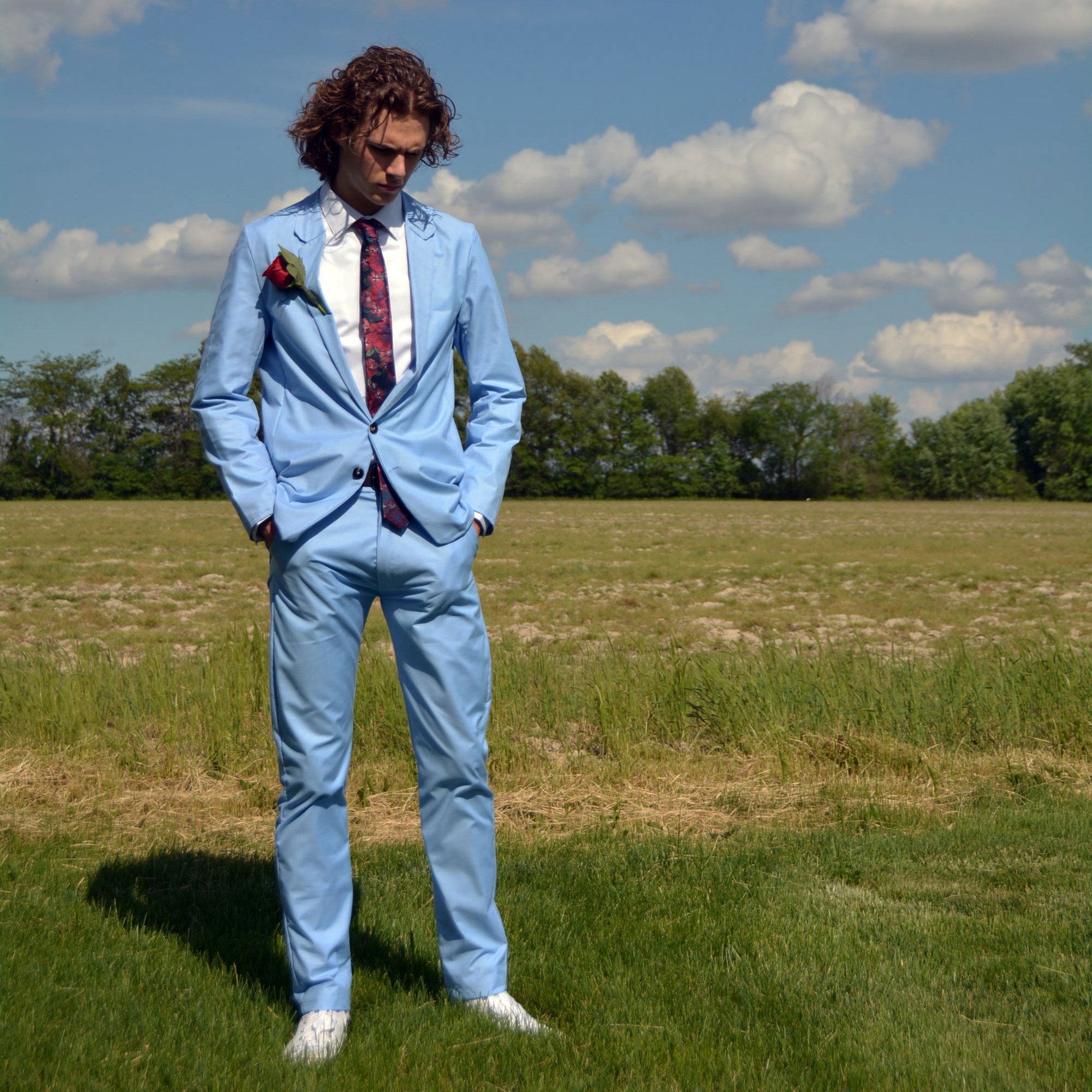 It is now a personal rule for Drew to create his own suit from scratch. -images from prom 2024, 2023-