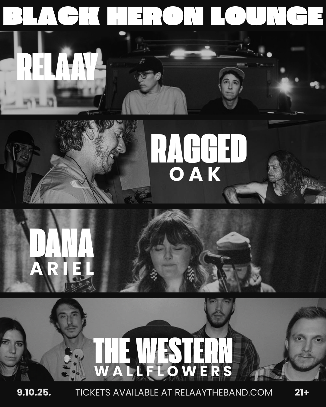 RELAAY's 25' TOUR