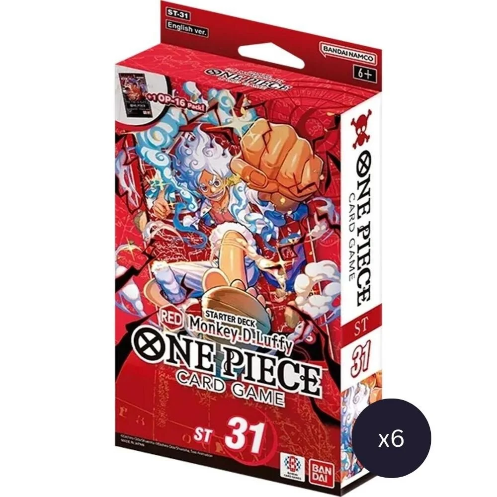 Starter Deck 31: RED Monkey.D.Luffy Display (ST-31)