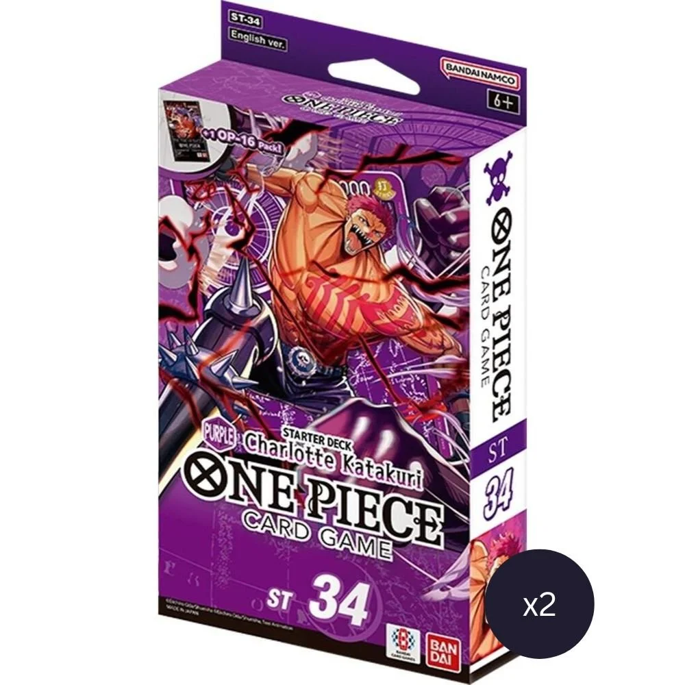 Starter Deck 34: PURPLE Charlotte Katakuri (ST-34) x2