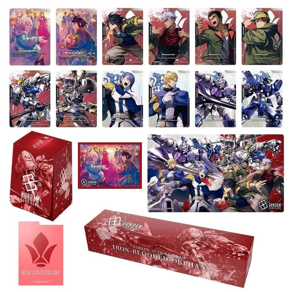 [PB02] Gundam Card Game Premium Accessory Set - Mobile Suit Gundam: Iron-Blooded Orphans - Gundam Promotional Cards