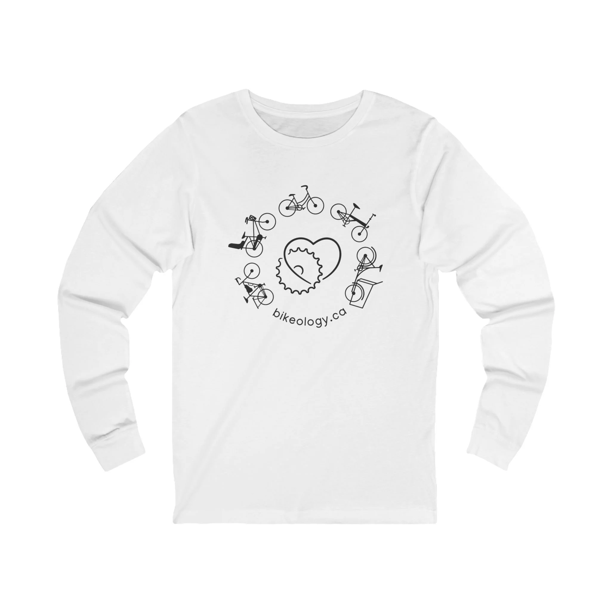 Bikeology Long Sleeve Tee - I'd be in a bike lane if I had one!