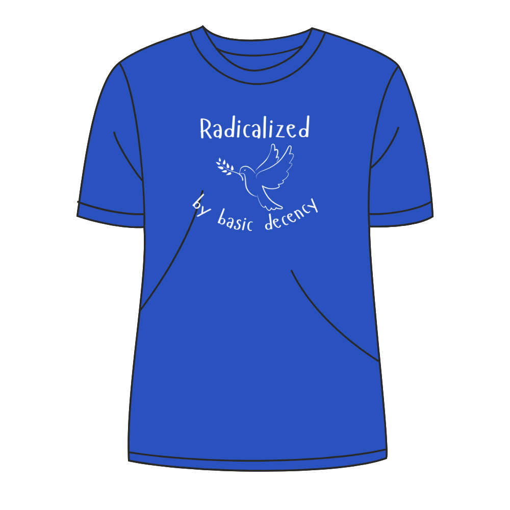 Purple T-shirt with bicycle wheel design and text "@handlebarista," "#yeg bike," and "@coffee_outside."